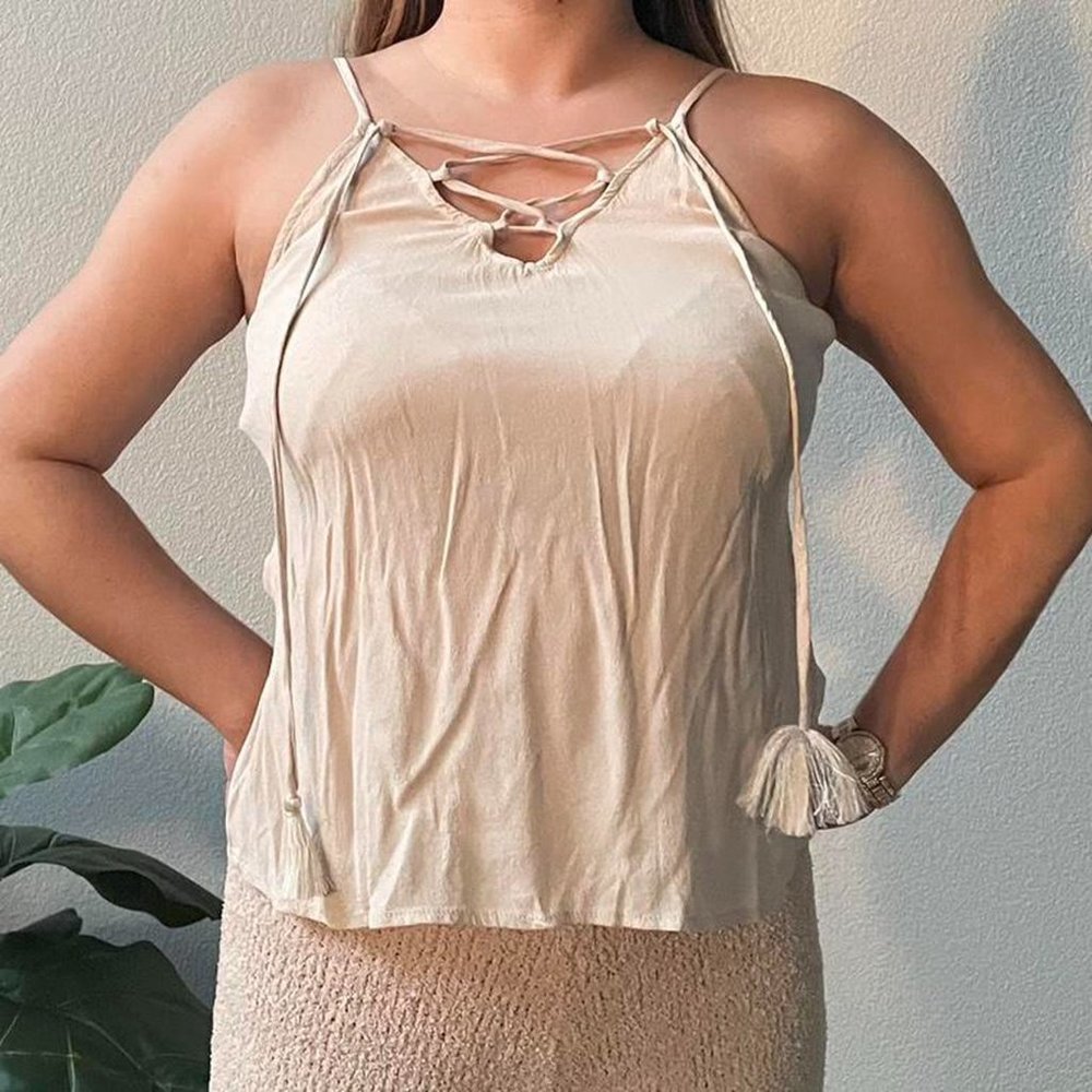 NWOT Cream Colored Tank Top